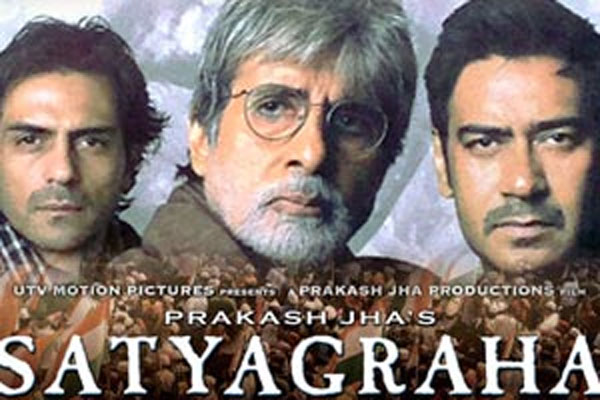Image result for Bollywood Movies based on Politics satyagraha